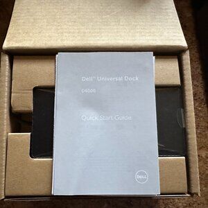 NWT NIB Dell 6000 Universal Docking Station and Adapter Charger